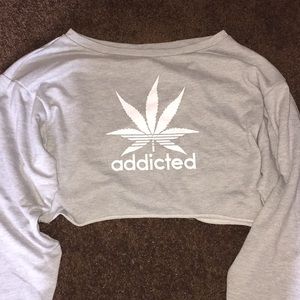 Crop sweater